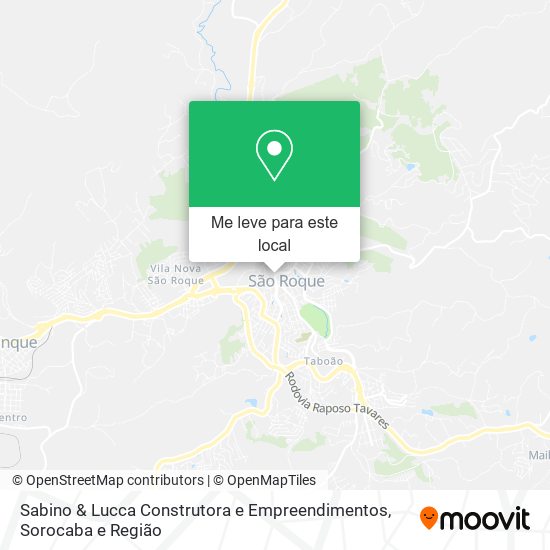 Sabino & Lucca Construtora e Empreendimentos mapa