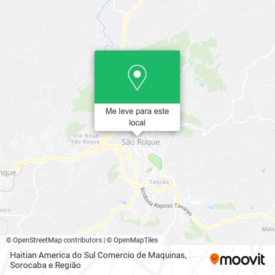 Haitian America do Sul Comercio de Maquinas mapa