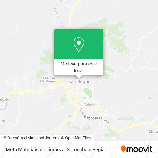 Meta Materiais de Limpeza mapa