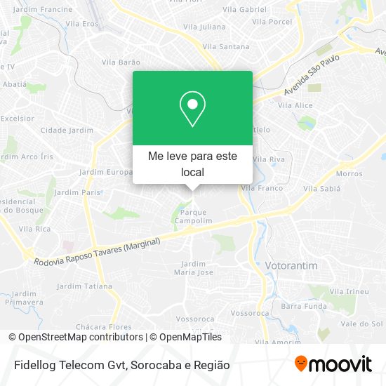 Fidellog Telecom Gvt mapa