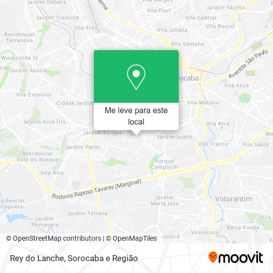 Rey do Lanche mapa