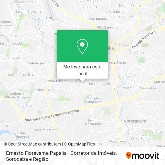 Ernesto Fioravante Papalia - Corretor de Imóveis mapa