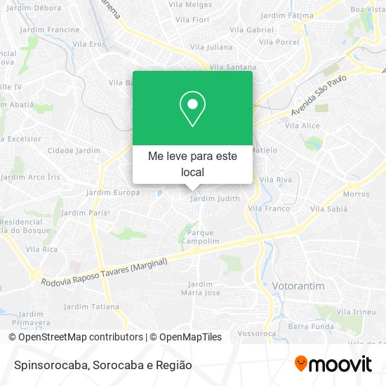 Spinsorocaba mapa