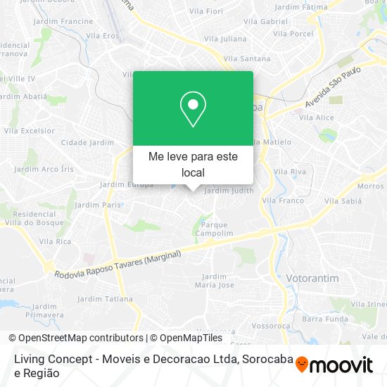 Living Concept - Moveis e Decoracao Ltda mapa