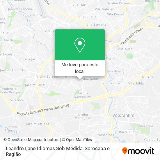 Leandro Ijano Idiomas Sob Medida mapa