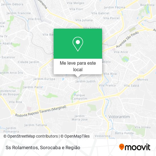 Ss Rolamentos mapa