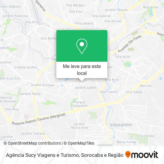 Agência Sucy Viagens e Turismo mapa