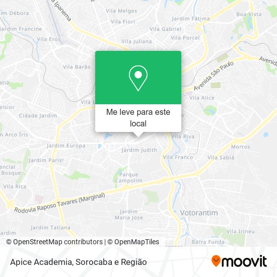 Apice Academia mapa