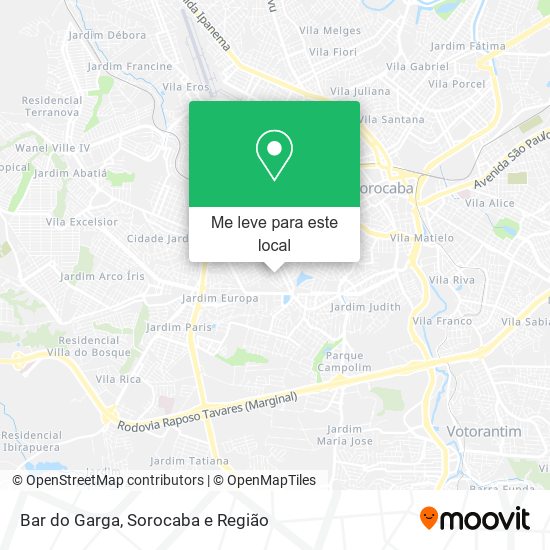 Bar do Garga mapa