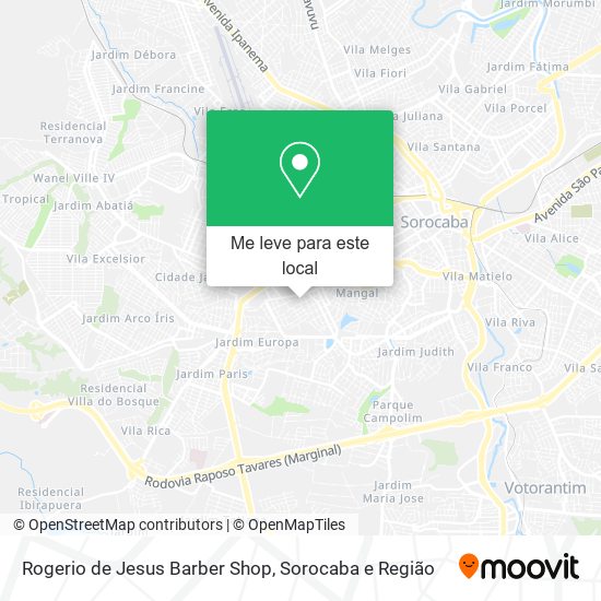 Rogerio de Jesus Barber Shop mapa
