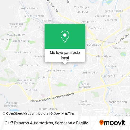 Car7 Reparos Automotivos mapa