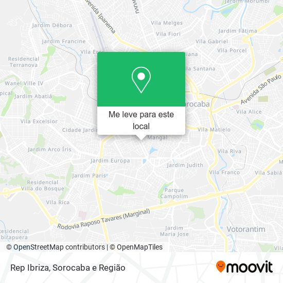 Rep Ibriza mapa