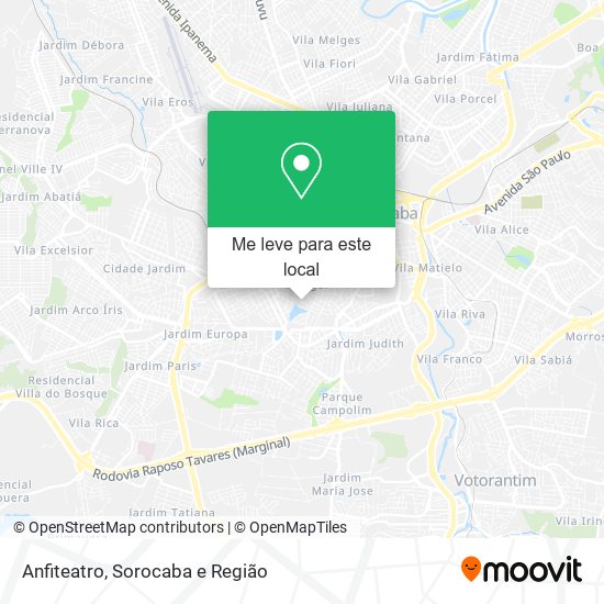 Anfiteatro mapa