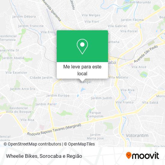 Wheelie Bikes mapa