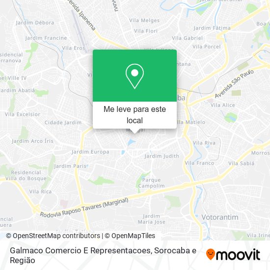 Galmaco Comercio E Representacoes mapa