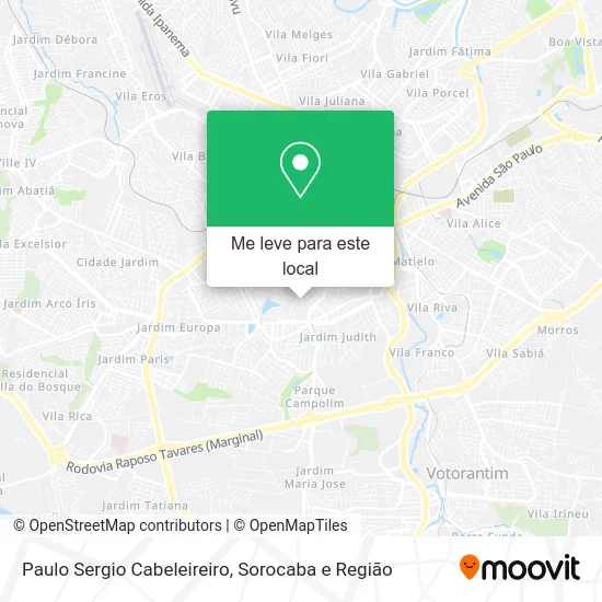 Paulo Sergio Cabeleireiro mapa