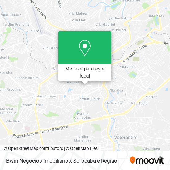 Bwm Negocios Imobiliarios mapa