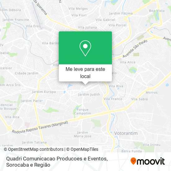 Quadri Comunicacao Producoes e Eventos mapa