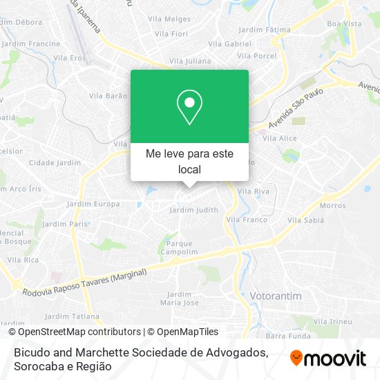 Bicudo and Marchette Sociedade de Advogados mapa