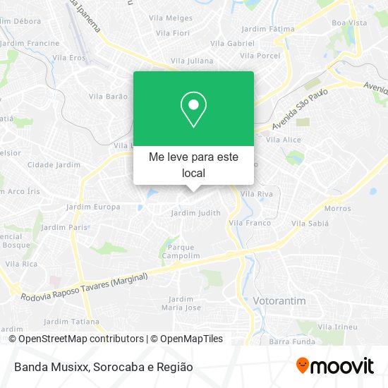 Banda Musixx mapa