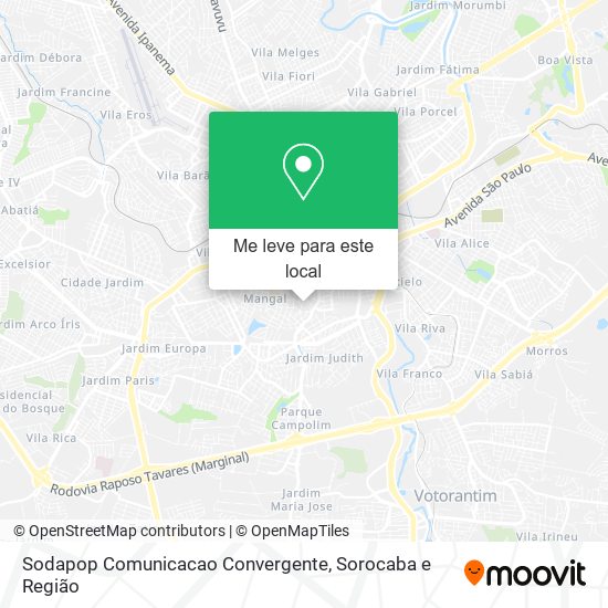 Sodapop Comunicacao Convergente mapa