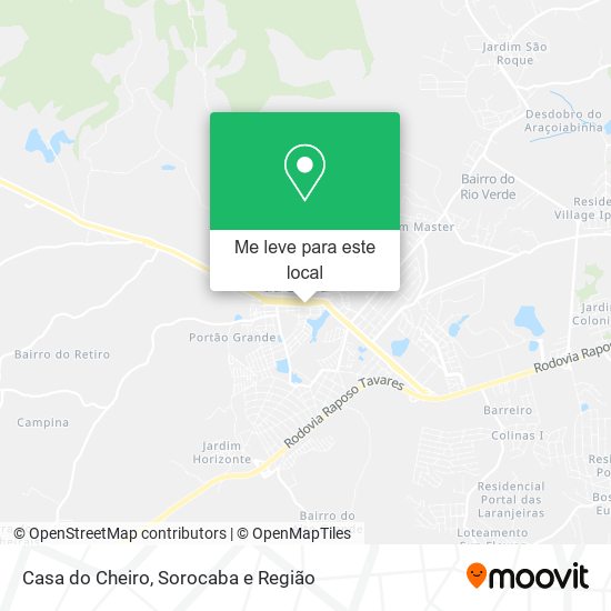 Casa do Cheiro mapa
