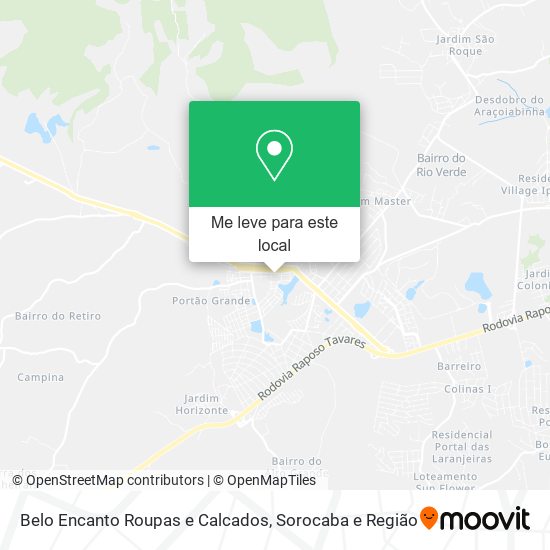 Belo Encanto Roupas e Calcados mapa