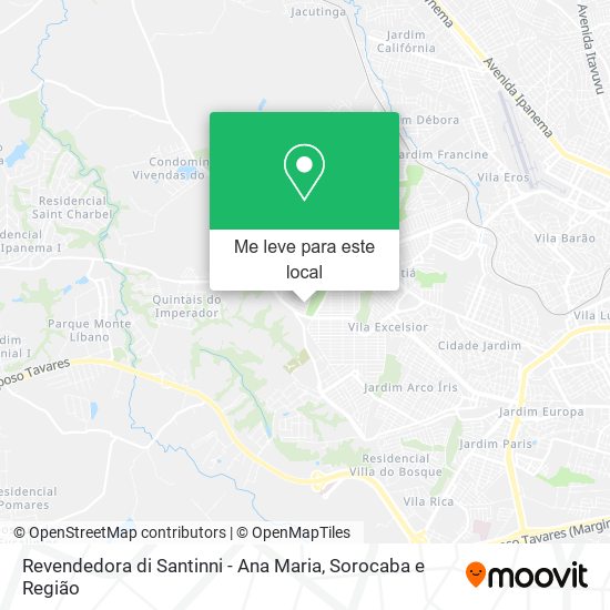 Revendedora di Santinni - Ana Maria mapa
