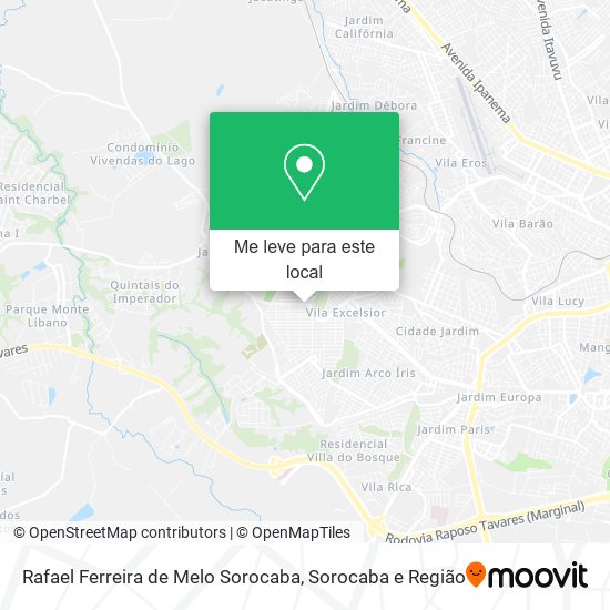 Rafael Ferreira de Melo Sorocaba mapa