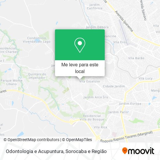 Odontologia e Acupuntura mapa