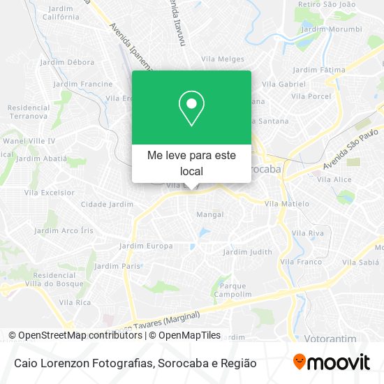 Caio Lorenzon Fotografias mapa