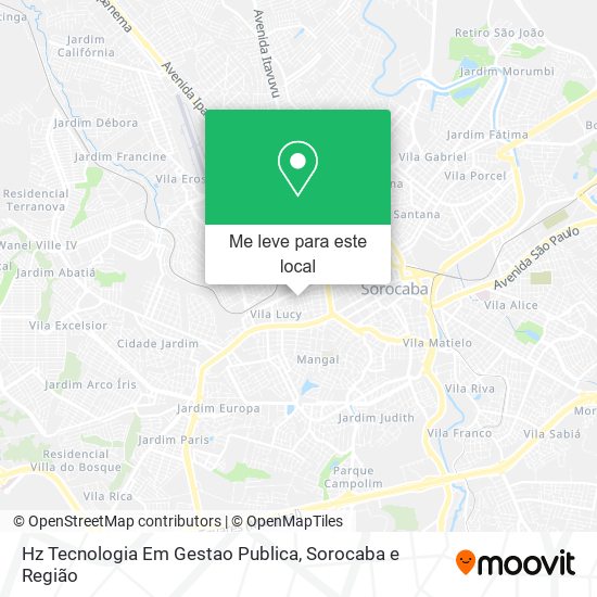 Hz Tecnologia Em Gestao Publica mapa