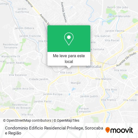 Condominio Edificio Residencial Privilege mapa