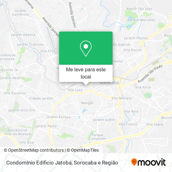 Condomínio Edificio Jatobá mapa