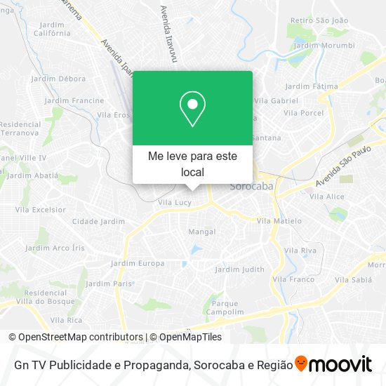 Gn TV Publicidade e Propaganda mapa
