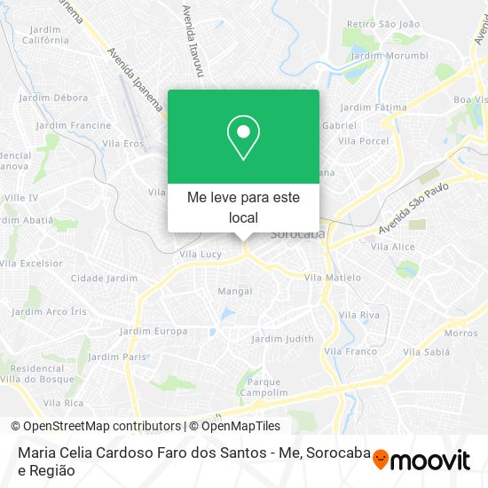 Maria Celia Cardoso Faro dos Santos - Me mapa