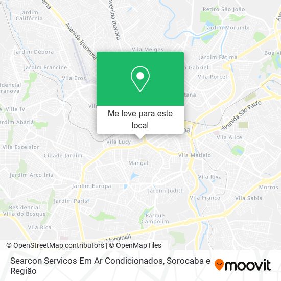 Searcon Servicos Em Ar Condicionados mapa