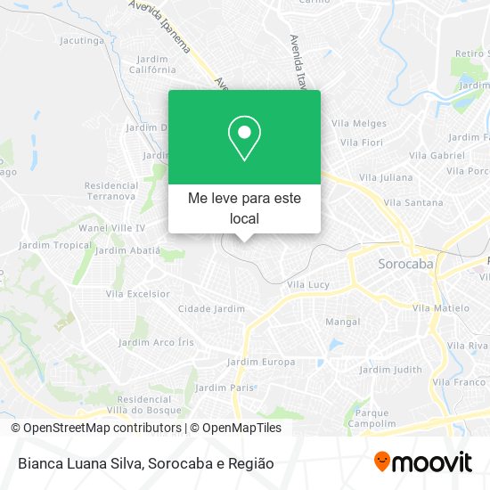 Bianca Luana Silva mapa