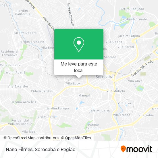 Nano Filmes mapa