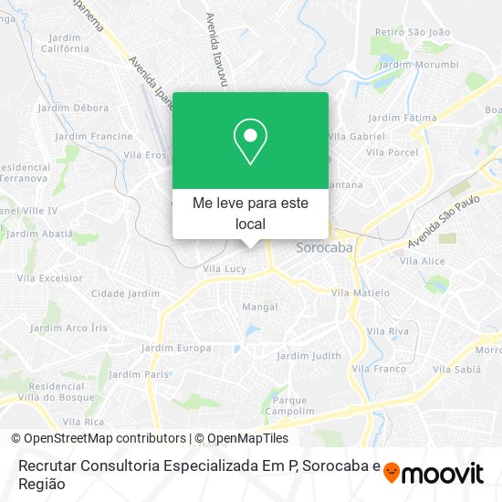 Recrutar Consultoria Especializada Em P mapa