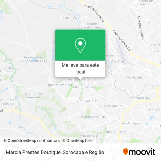 Márcia Prestes Boutique mapa