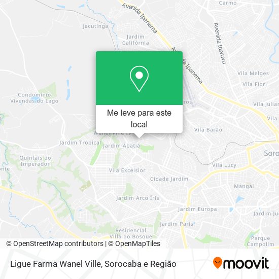 Ligue Farma Wanel Ville mapa