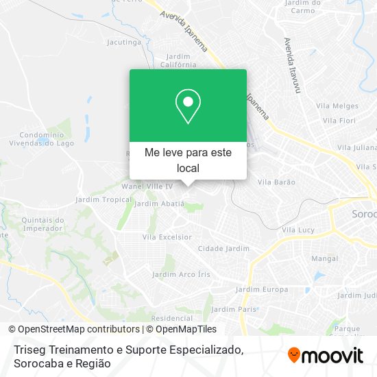 Triseg Treinamento e Suporte Especializado mapa