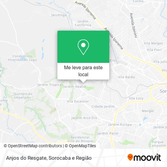 Anjos do Resgate mapa