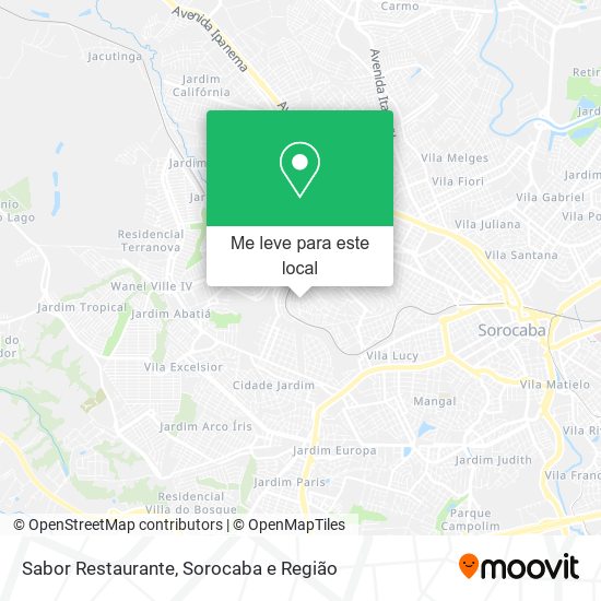Sabor Restaurante mapa