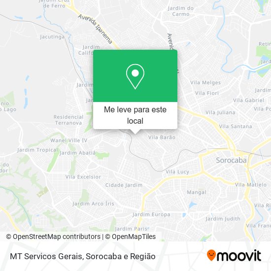 MT Servicos Gerais mapa