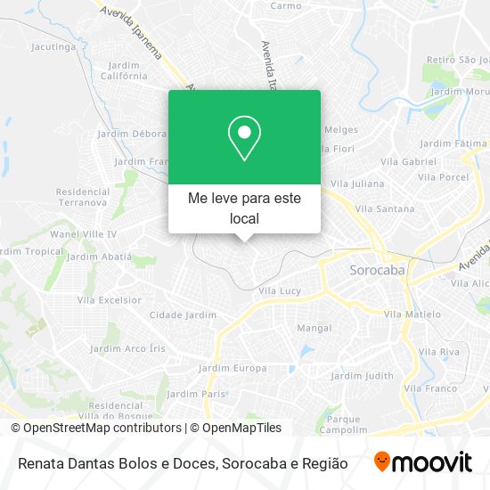 Renata Dantas Bolos e Doces mapa