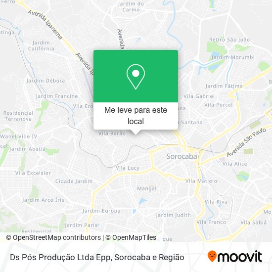 Ds Pós Produção Ltda Epp mapa