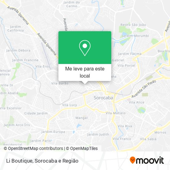 Li Boutique mapa