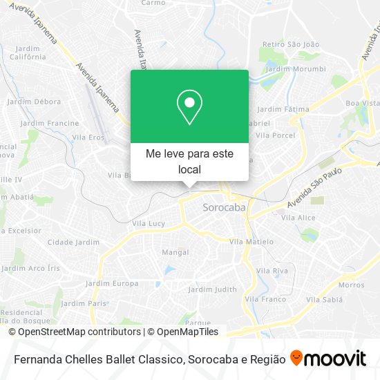 Fernanda Chelles Ballet Classico mapa